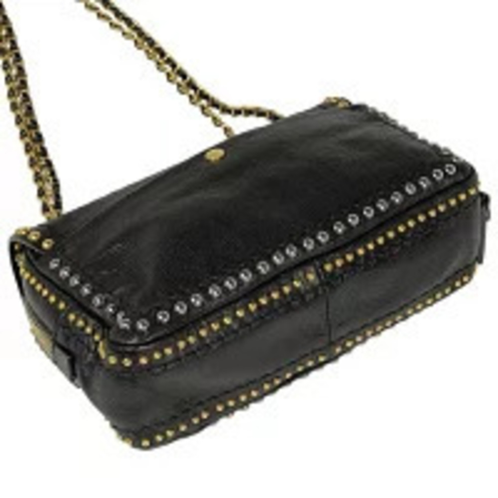 Prada Nero Shoulder Chain Bag Handbag Leather Black